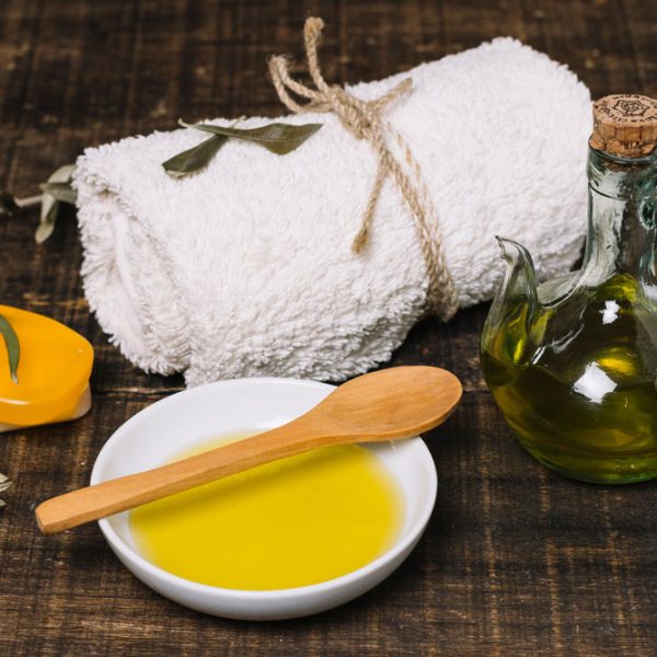 Huile d'olive pour la peau